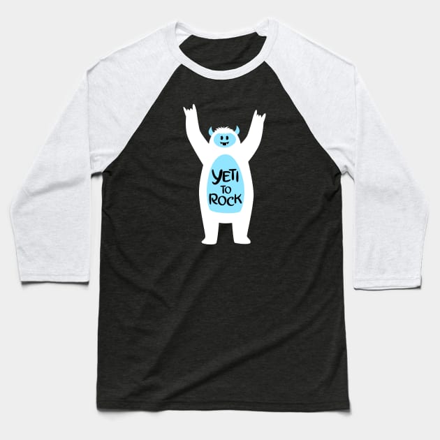 Yeti to Rock Baseball T-Shirt by Barn Shirt USA